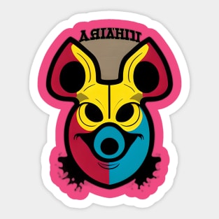 Scary Boar Sticker